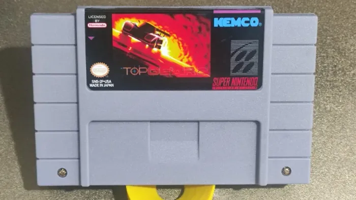 Cartucho novo de Super Nintendo SNES - Top Gear 2