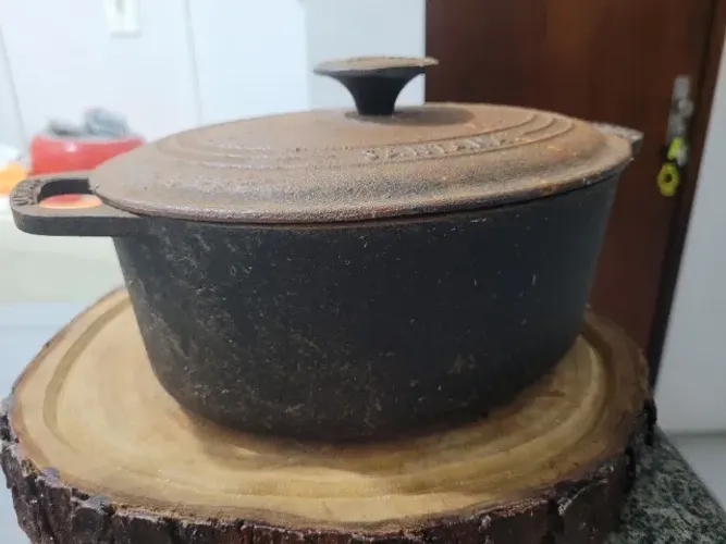 ? PANELA DE FERRO FUNDIDO - TIPO CAÇAROLA | 6,5 LITROS