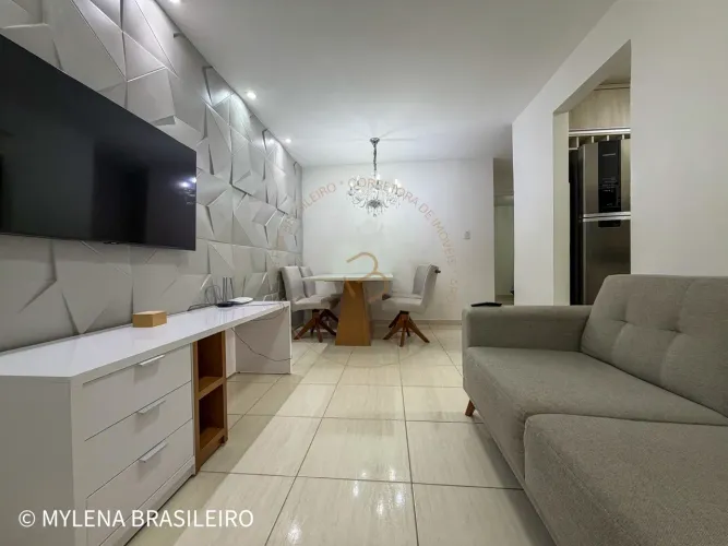 APARTAMENTO MOBILIADO PARA ALUGAR NO JATOBÁ (PETROLINA) COM 2 QUARTOS SENDO 1 SUÍTE