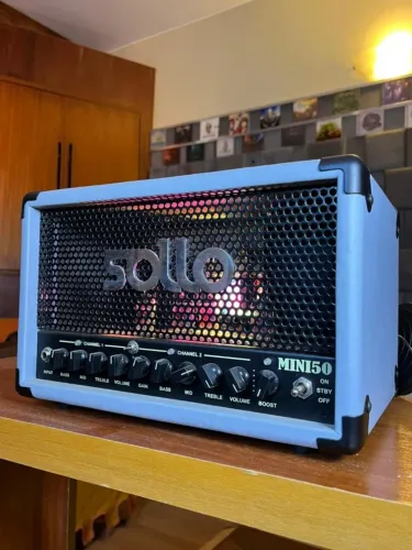 Cabeçote valvulado de guitarra Sollo Mini50