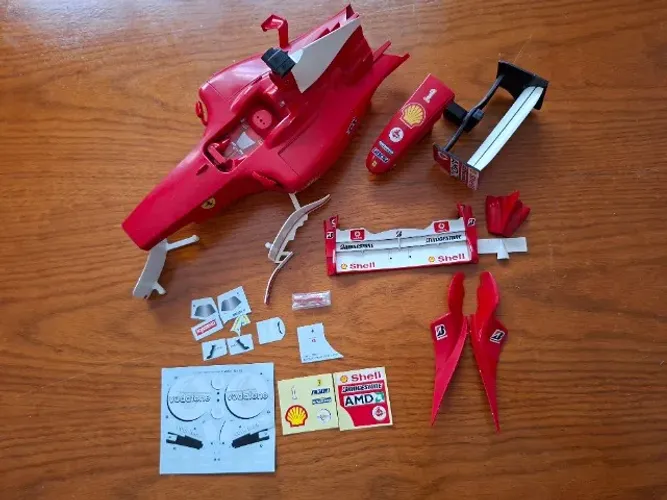 coleção ferrari f2004 de agostini kyosho
