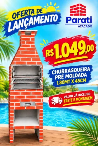 Churrasqueira pré moldada