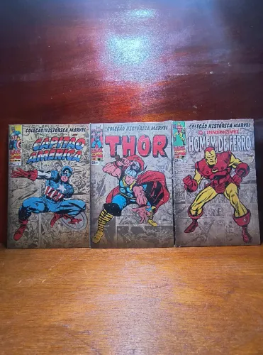 COLEÇÃO HISTÓRICA MARVEL VINGADORES - Vol 1-3