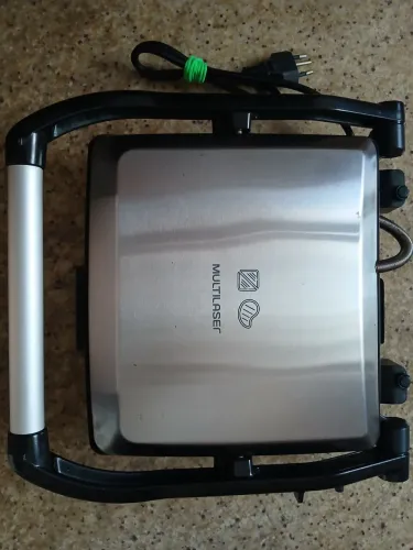 Grill inox abertura 180 graus, potência 1500, 60Hz