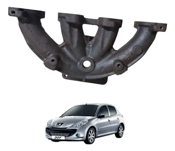 Coletor De Escapamento Peugeot 207 Hatch 1.4 2011 (usado)