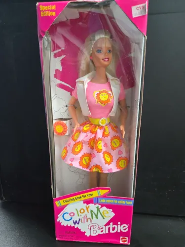 Mattel 1997 Color With Me Barbie