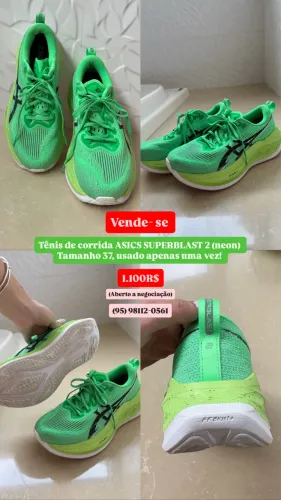 Tênis ASICS SUPERBLAST 2 (neon) 