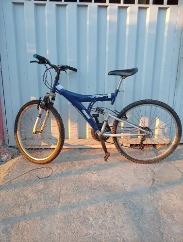 Bicicleta Mountain Bike Azul Aro 26