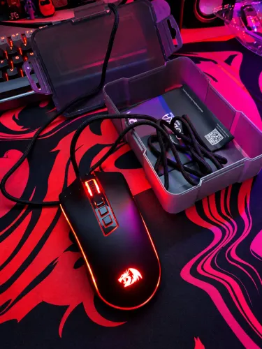 Mouse Gamer Redragon Cobra M711 RGB 12.400 DPI - 8 Botões