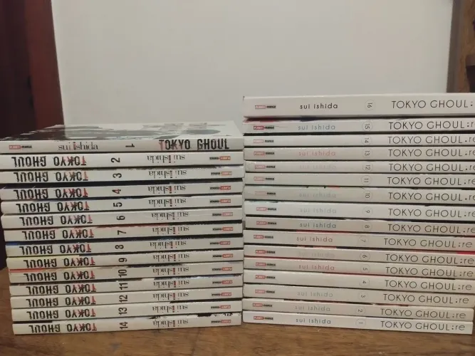 Coleção completa Tokyo Ghoul + RE (ler descrição)