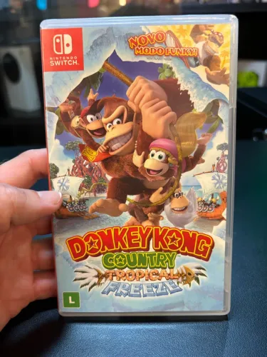 Jogo Donkey Kong Country: Tropical Freeze Nintendo Switch - Mídia Física