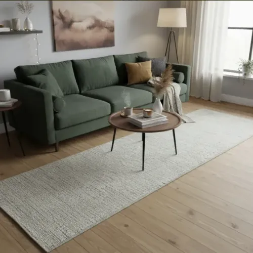 Tapete passadeira rústica tear para corredor e sala