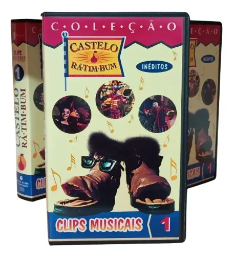 Fita Vhs Autorada Do Castelo Rá-tim-bum - Clips Musicais