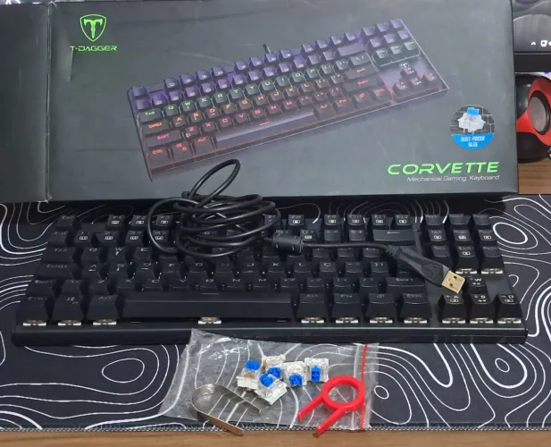 Teclado Mecânico T-Dagger Corvette 