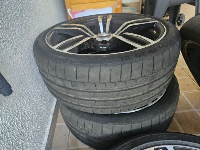 JOGO DE RODAS BMW ARO 20 + PNEUS CONTINENTAL