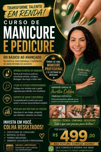 Curso de manicure e pedicure
