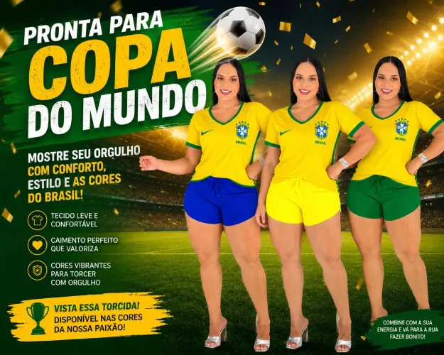 Os shorts mais versáteis e confortáveis são esses para arrassar na copa 2026