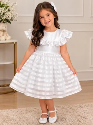 Vestido Paola Da Vinci branco Para Festas Passeios