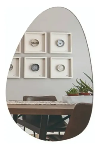 Espelho decorativo Orgânico 120x80 cm