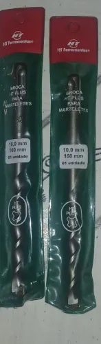 Vendo 2 brocas para martelete de 10 mm2 