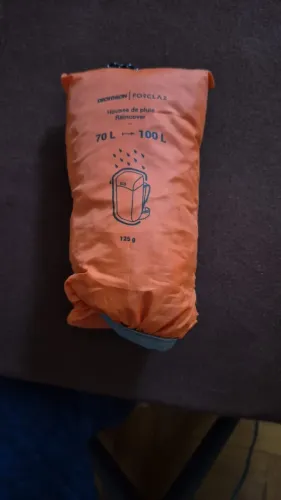 Capa Impermeável de Mochila 70/100l Decathlon Forclaz Laranja