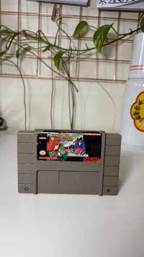 Fita cartucho Super Nintendo (SNES) Yoshi's Island Super Mario World 2