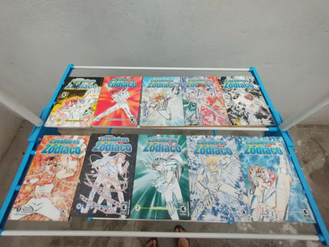 Mangás Cavaleiros do Zodíaco Conrad vol. 1 ao 10