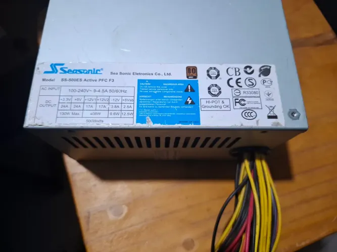 Fonte 500w 80 plus