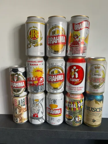 Lote 13 Latas Brahma & Kaiser