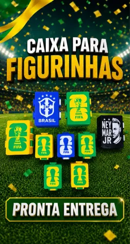 Caixa de figurinha copa