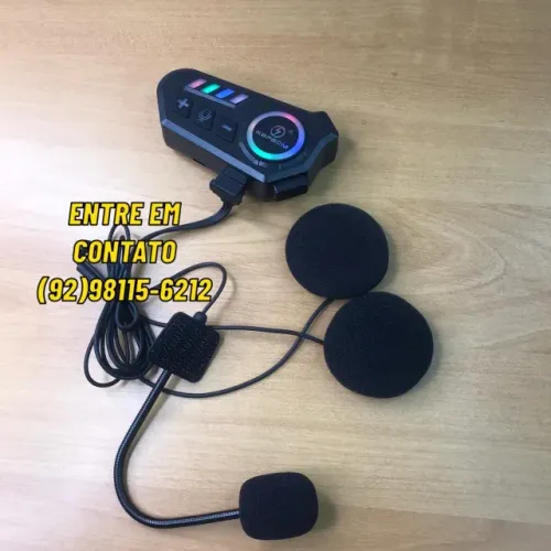 Microfone para capacete Bluetooth