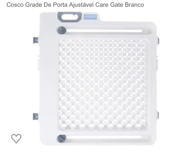 Grade portão cosco com trava