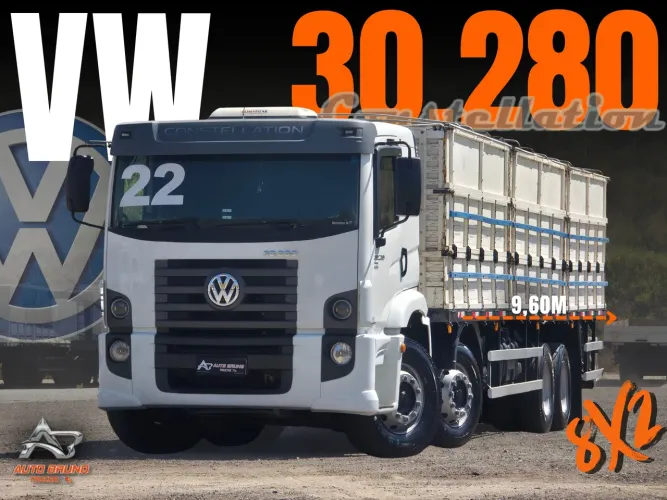 VW 30.280 8x2 2022 Graneleiro São Paulo 9,60 m