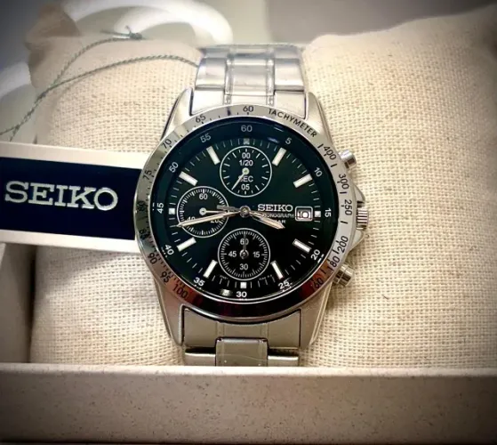 Seiko SBTQ041 Cronógrafo JDM Original - Novo Full Set