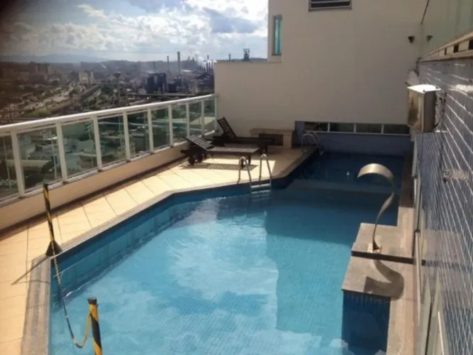 Apartamento de 2 dormitórios sendo 1 suíte + piscina no Aterrado! 