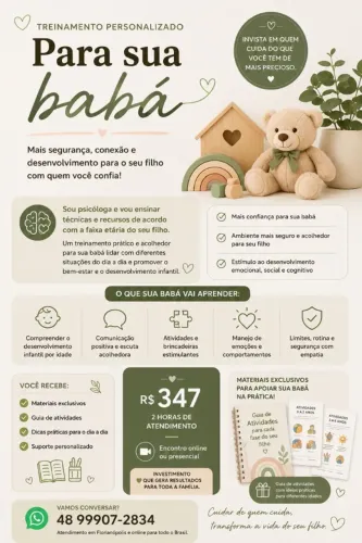 Treinamento Personalizado para sua Babá