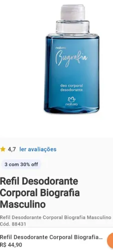 Refil natura biografia ou humor transforma