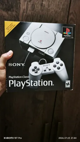 Vende novo lacrado Playstation Mini Classic Destravado + Project Eris<br>