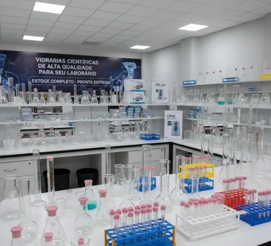 VIDRARIAS - TUBOS, BALÕES E ERLENMAYERS