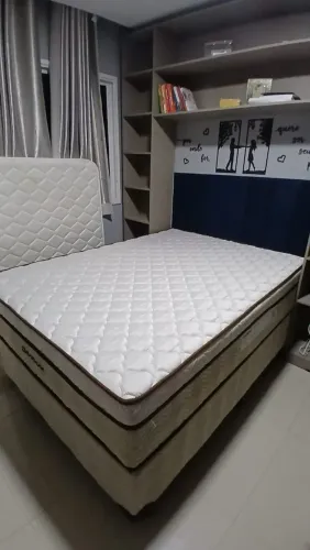 Cama box casal Ortobom
