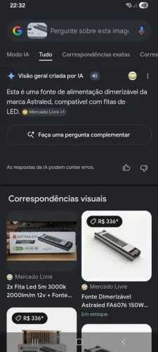 fonte para led