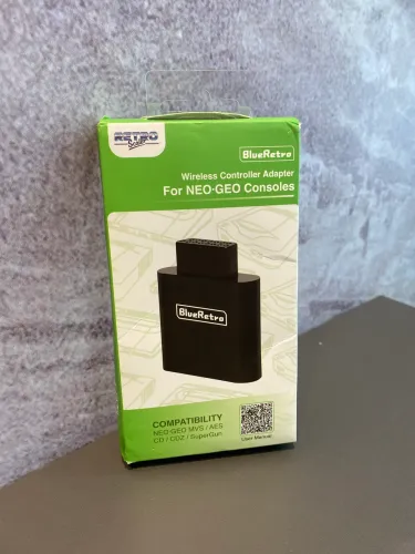 Adaptador Controle Sem Fio Blue Retro Para Neo Geo