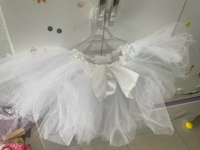 Saia tutu branca