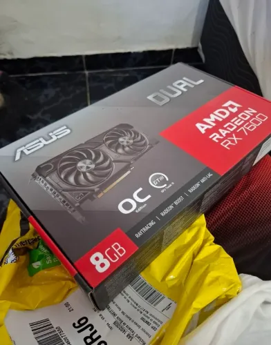Asus Radeon Rx 7600 Evo Oc Edition, 8gb, Gddr6, Fsr, Ray Tracing