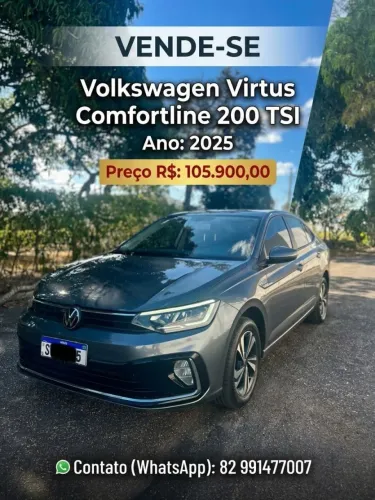 Volkswagen Virtus Comfort. 200 TSI 1.0 Flex 12V AUT 2025