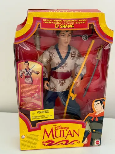 Boneco Barbie Li Shang (Mulan) original Mattel Disney