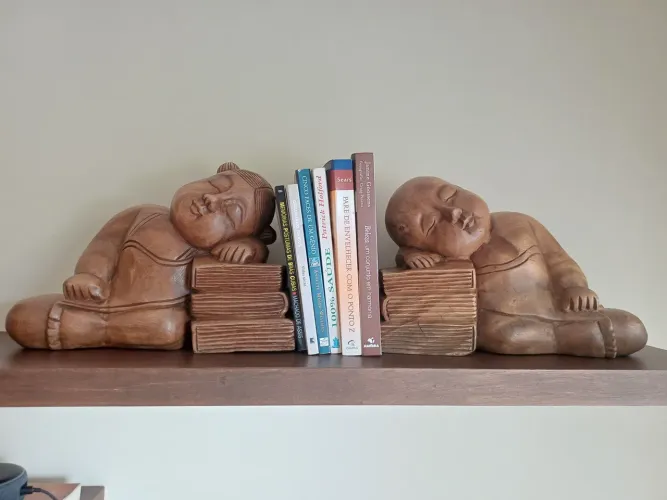 Aparador de livros -  Budas