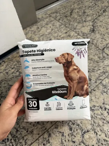 Tapete higiênico newpet com controle de odores