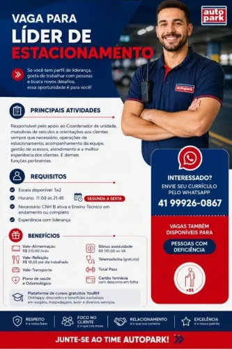 Vaga de  Emprego em Petrópolis - RJ 