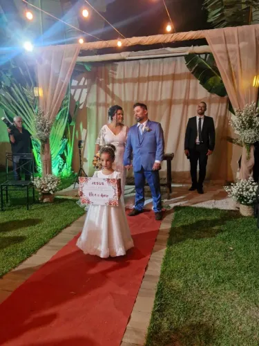 Placa de daminha de casamento